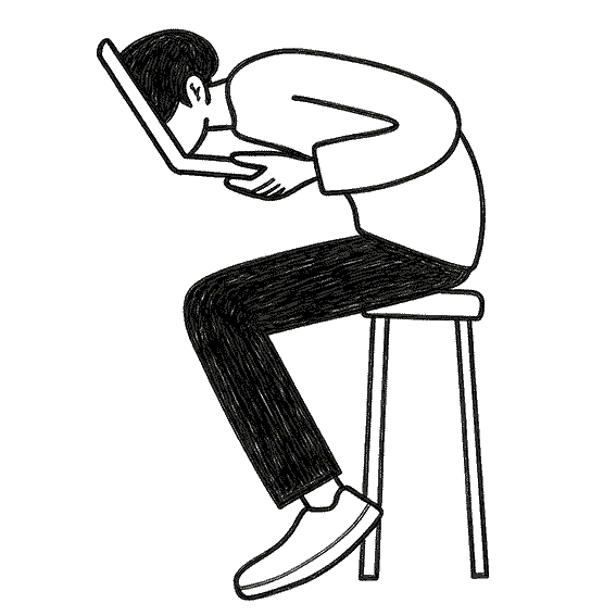 每日财经快报插画人物